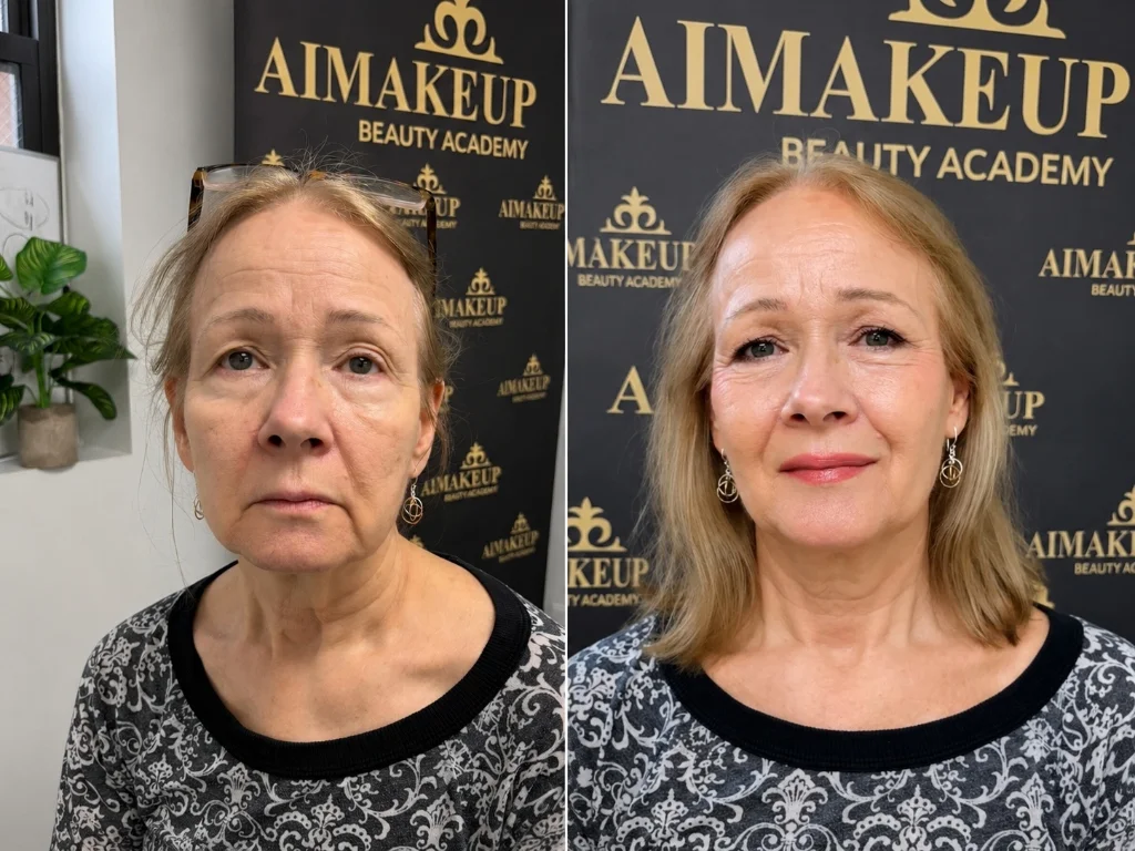 Before/After Makeup Transformation 3